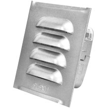 Ventilgaller Aluzink m/ram 150 x 150 mm Flexit